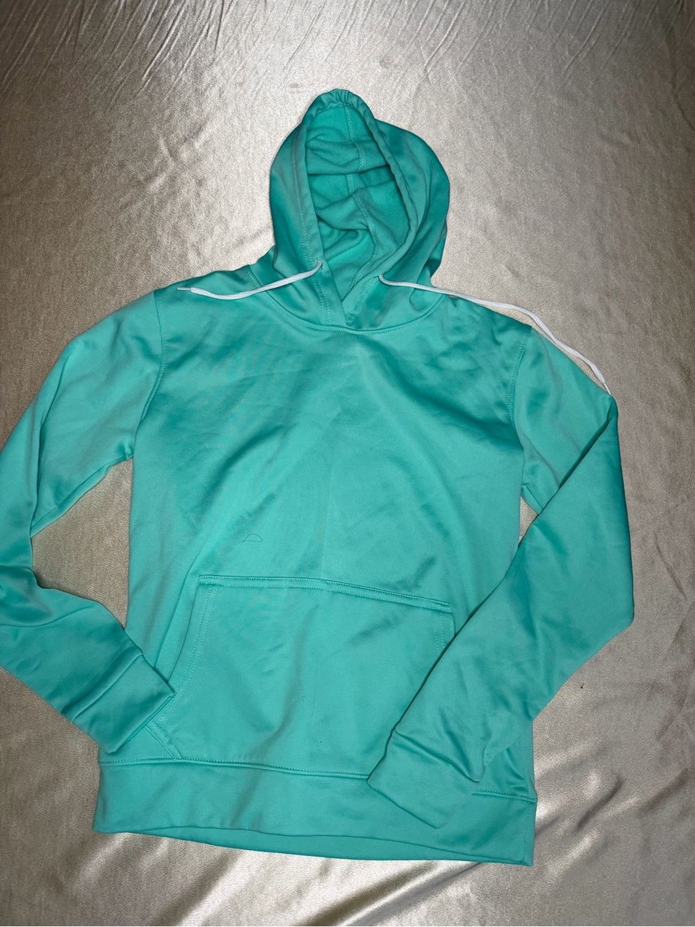 Peace Apparel Teal Performance Hoodie Size M